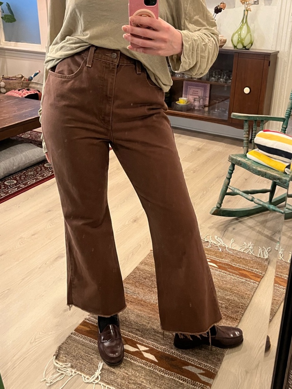 Tan Levi’s kickflare